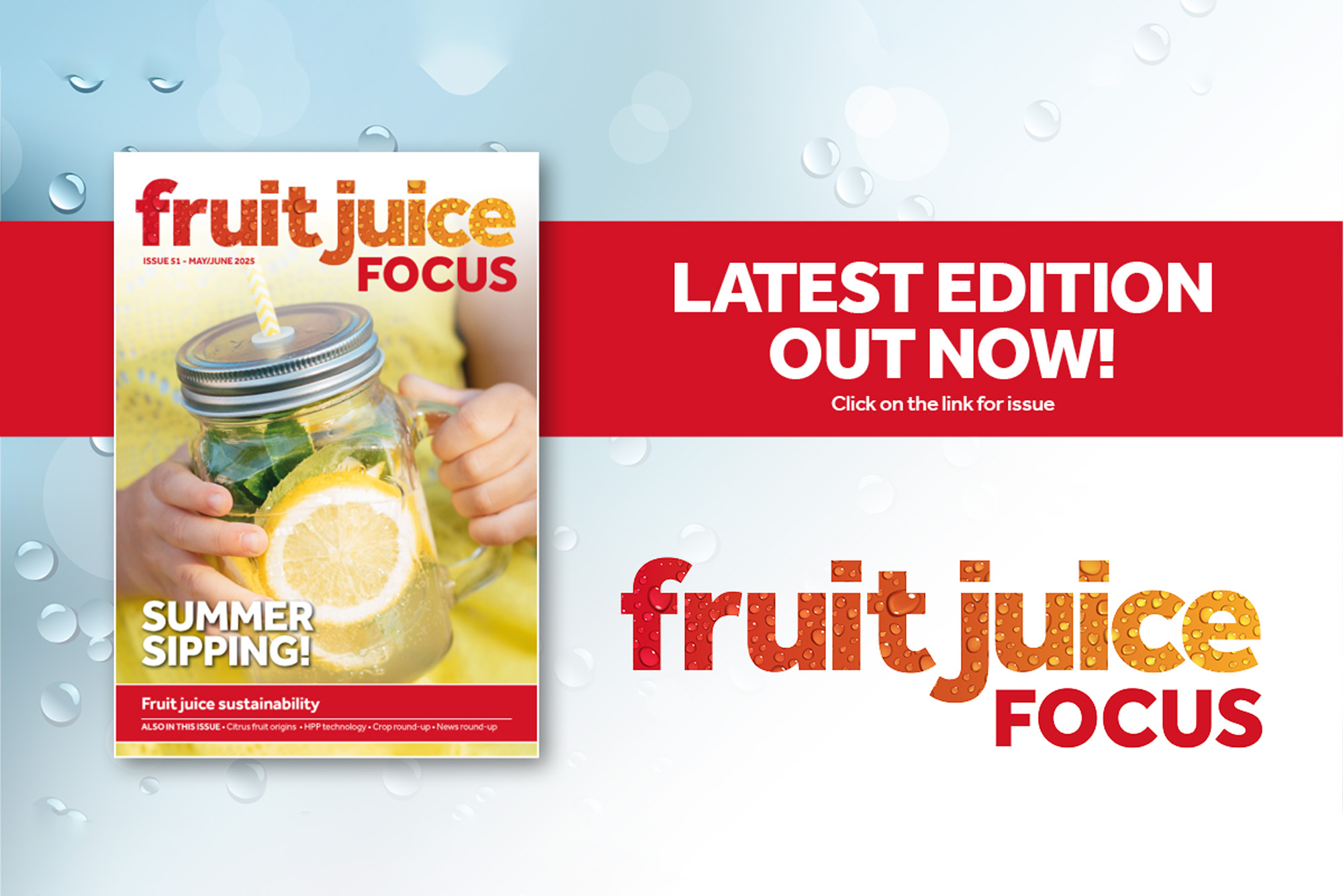 Fruit Juice Focus magazine – July/August 2025 edition
